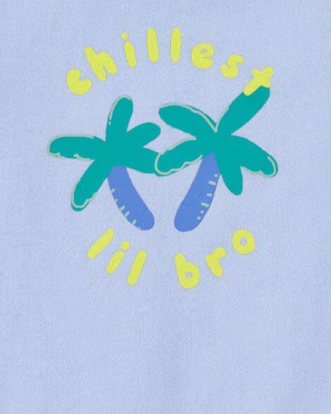 Baby Chillest Lil Bro Sleeveless Bodysuit - Blue